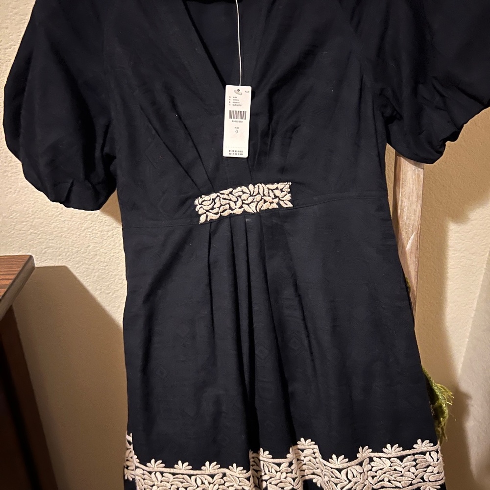 New Embroidery Mini Dress